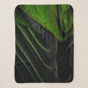 Manta Sherpa Tejidos de chapa verde y negro