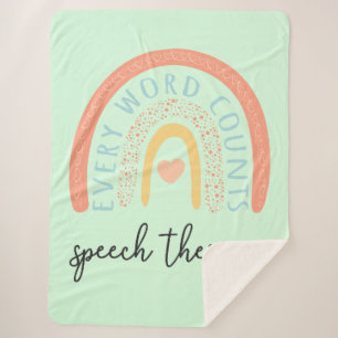 Manta Sherpa Terapia del habla II - Cada palabra cuenta