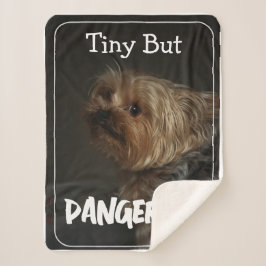 Manta Sherpa Terrier Mamá Perro Personalizable Lindo Mascota