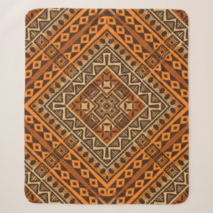 Manta Sherpa Textil tribal africano: estilo étnico.