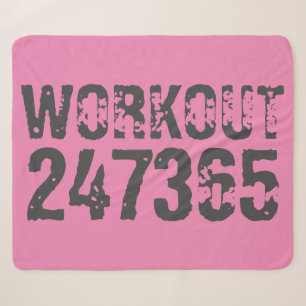 Manta Sherpa Texto desgastado y rayado Entrenamiento 247365 ros