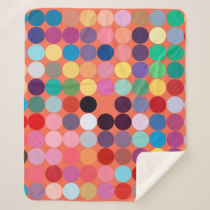 Manta Sherpa Textura de arte abstracta. Textura colorida. Arte 