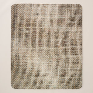 Manta Sherpa Textura de fondo de Burlap Hessian