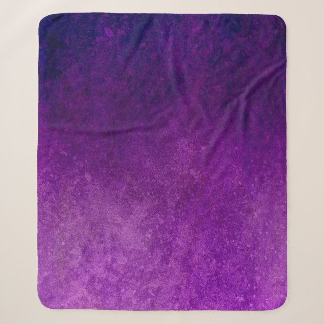 Manta Sherpa Textura de fondo morado (Anverso)