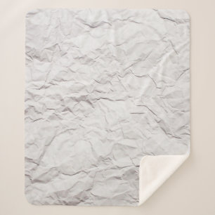 Manta Sherpa Textura de papel enrollado