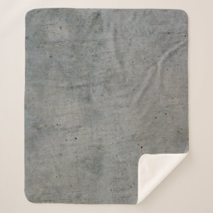 Manta Sherpa Textura gris de pared de cemento concreto