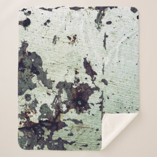Manta Sherpa textura metalizado con arañazos y chaquetas, a