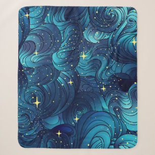 Manta Sherpa Textura natural. Doodle orna decorativa dibujada a