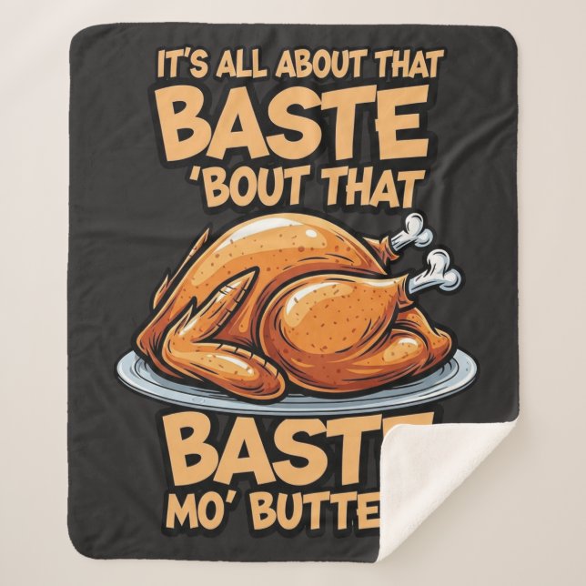 Manta Sherpa Thanksgiving Sherpa Blanket (Anverso)