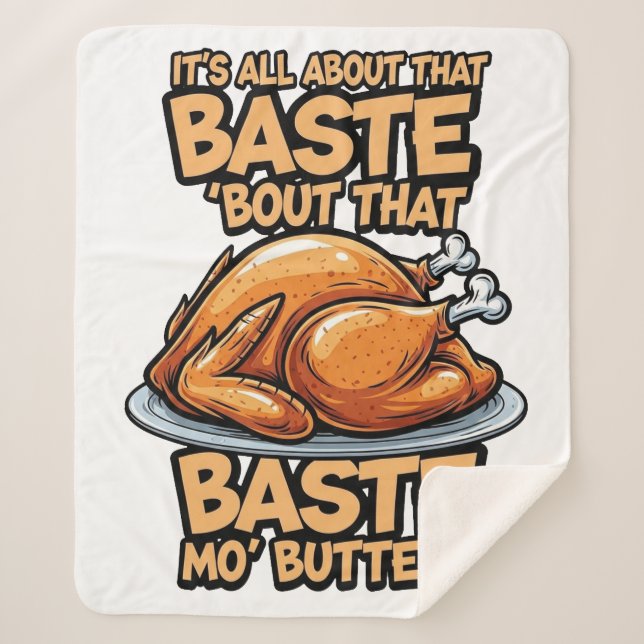 Manta Sherpa Thanksgiving Sherpa Blanket (Anverso)