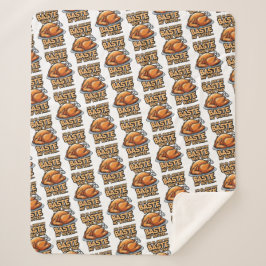 Manta Sherpa Thanksgiving Sherpa Blanket