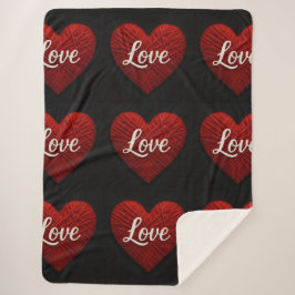 Manta Sherpa "The Greatest of These" Sherpa Yarn Look Blanket