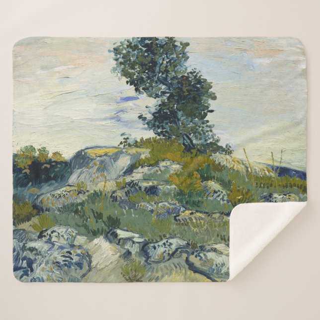 Manta Sherpa The Rocks Vincent van Gogh (Anverso (horizontal))