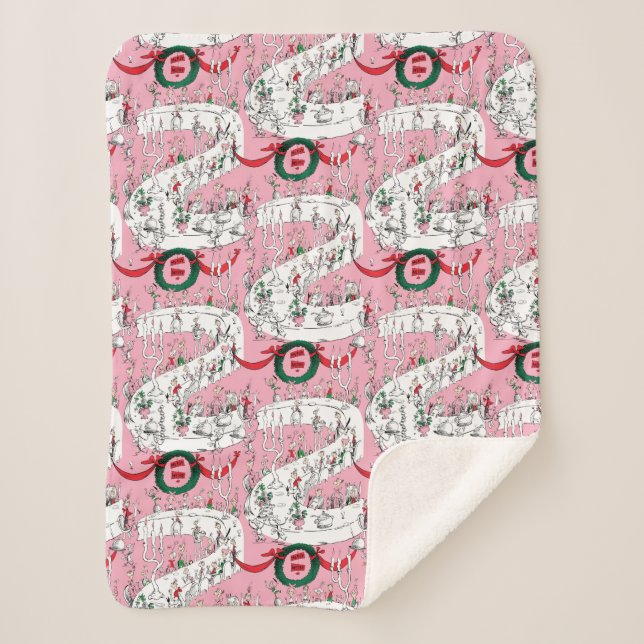 Manta Sherpa The Whos' Merry Christmas Feast (Anverso)