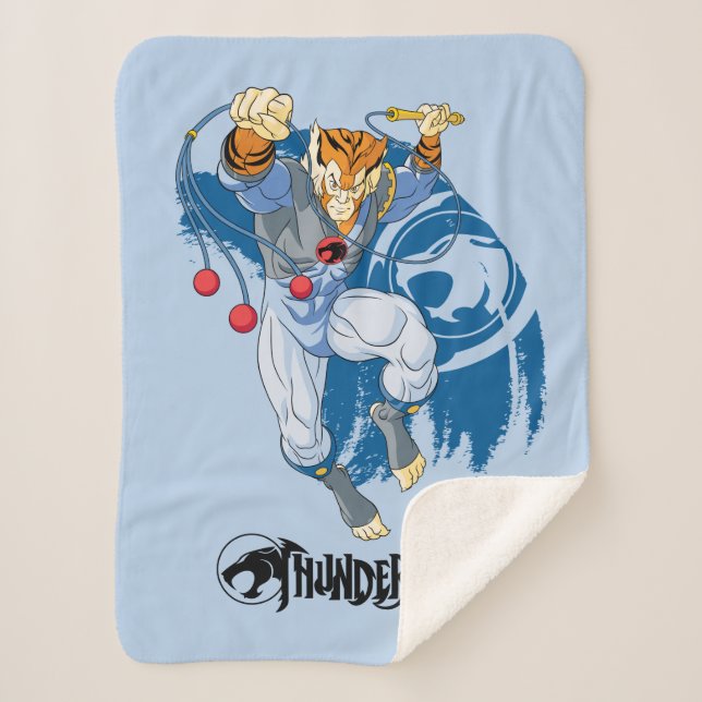 Manta Sherpa ThunderCats | Gráfica de caracteres tigra (Anverso)