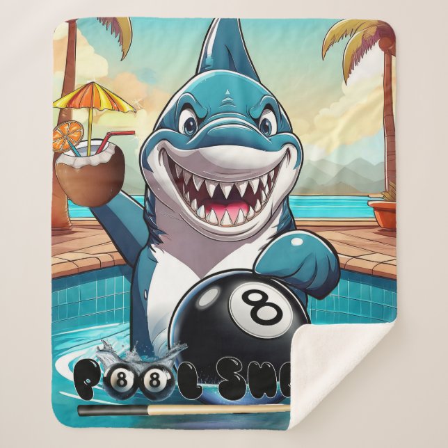 Manta Sherpa Tiburón de Piscina (Anverso)