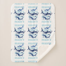 MANTA SHERPA TIBURONES, TIBURONES, ESTILO