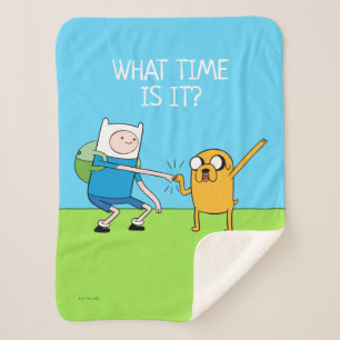 Manta Sherpa Tiempo de aventura Finn & Jake Fist Bump