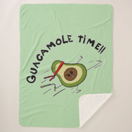 Manta Sherpa Tiempo de Guacamole