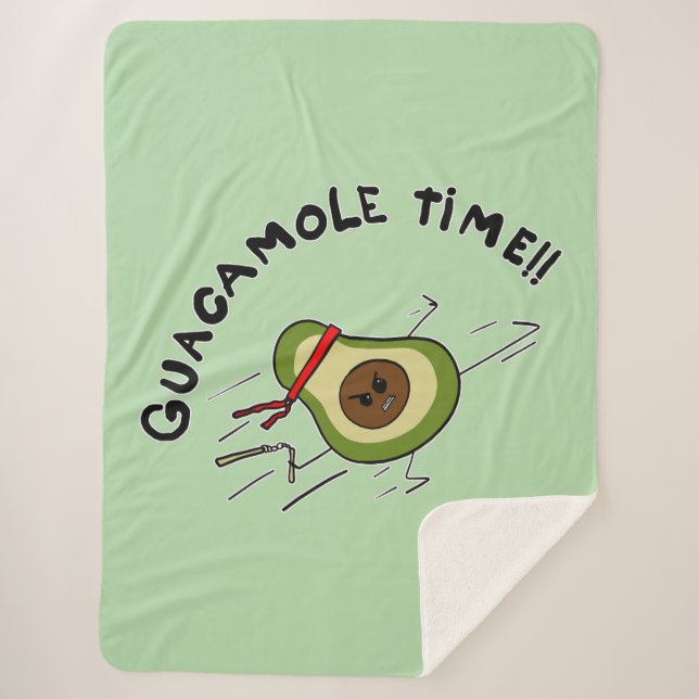 Manta Sherpa Tiempo de Guacamole (Anverso)