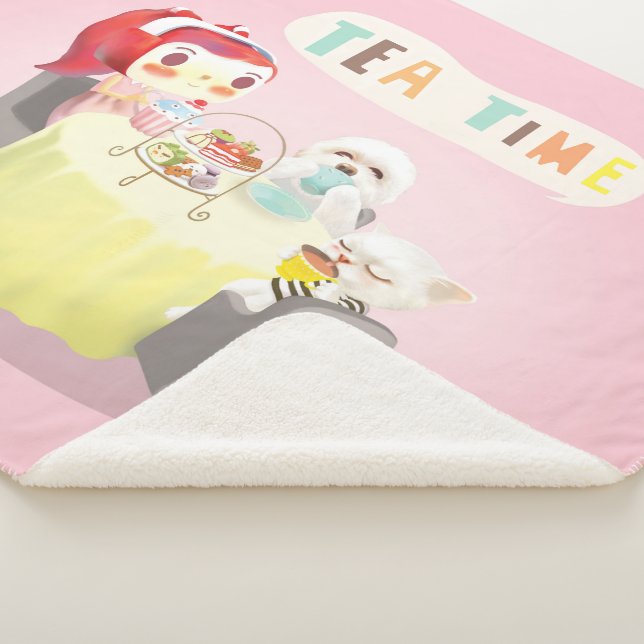 Manta Sherpa Tiempo de té (3/4)