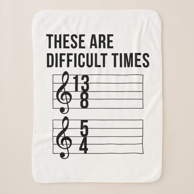 Manta Sherpa Tiempos de profesores de música (Anverso)