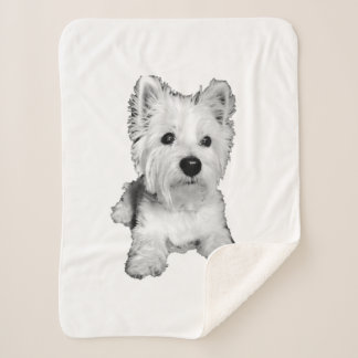 Manta Sherpa Tierra blanca oeste - Westie