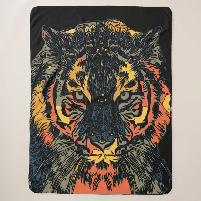 Manta Sherpa Tigre (Anverso)