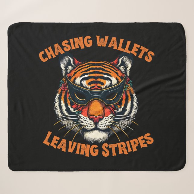 Manta Sherpa Tigre ladrón (Anverso (horizontal))