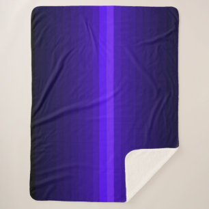 Manta Sherpa Tiras púrpuras Sherpa Blanket