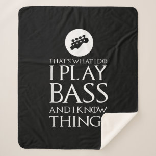 Manta Sherpa Toco Una Graciosa Guitarra Bass