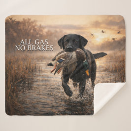 Manta Sherpa Todo Gasolina Sin Frenos Black Lab