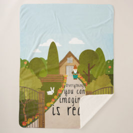 Manta Sherpa Todo lo que puedas imaginar es real