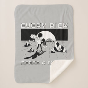 Manta Sherpa Todo Rick necesita una moralidad