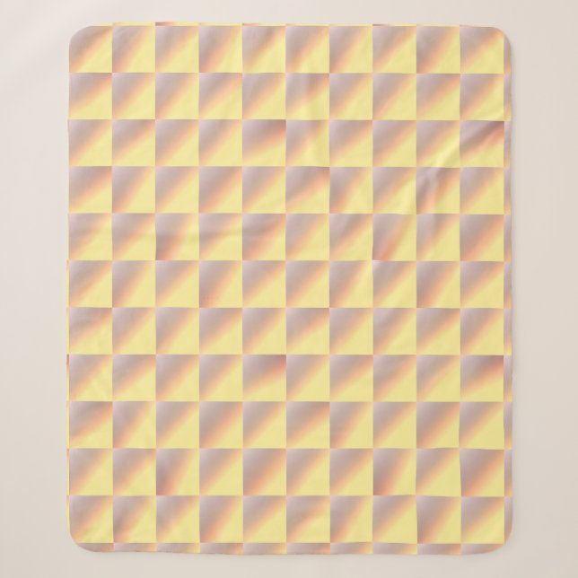 Manta Sherpa Tone-on-tone Squares. (Anverso)