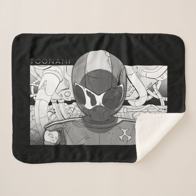 Manta Sherpa Toonami TOM 5 Coundown Comic Parachoque (Anverso (horizontal))