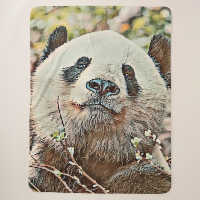 Manta Sherpa toony panda (Anverso)