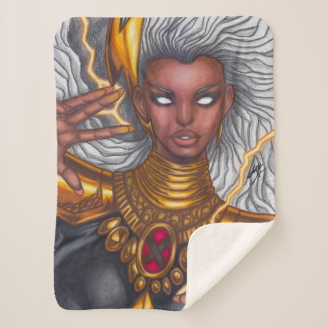 Manta Sherpa Tormenta ~ Ororo Munroe (Anverso)
