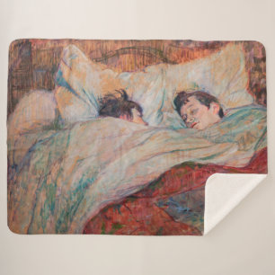Manta Sherpa Toulouse-Lautrec - La cama