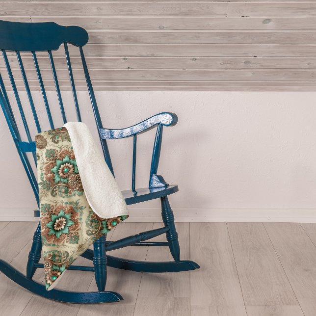 Manta Sherpa Tradicional Elegante (Subido por el creador)