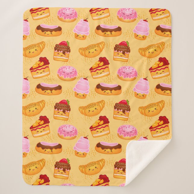 Manta Sherpa Trajes dulces (Anverso)