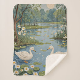 Manta Sherpa Tranquilidad en el pontón