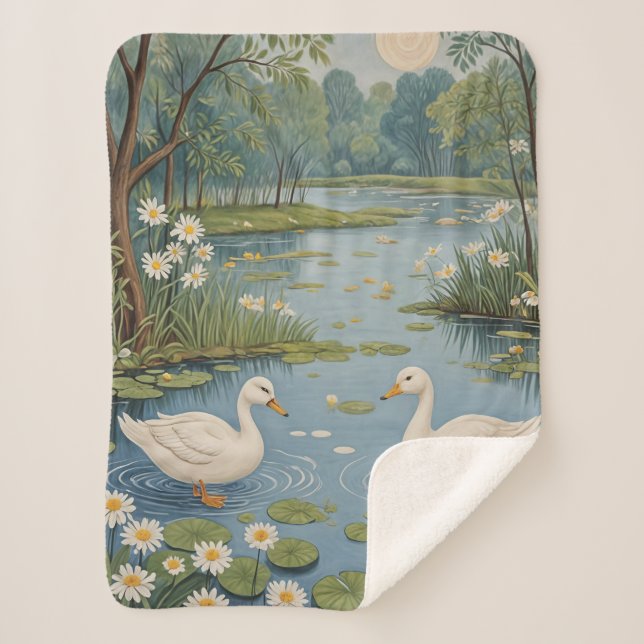 Manta Sherpa Tranquilidad en el pontón (Anverso)