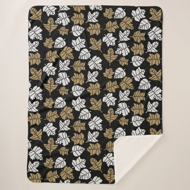 Manta Sherpa Transición de la naturaleza otoño-otoño (Anverso)