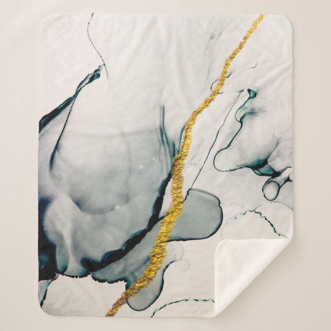 Manta Sherpa Transparent creativity. Abstract artwork. Trendy w (Anverso)