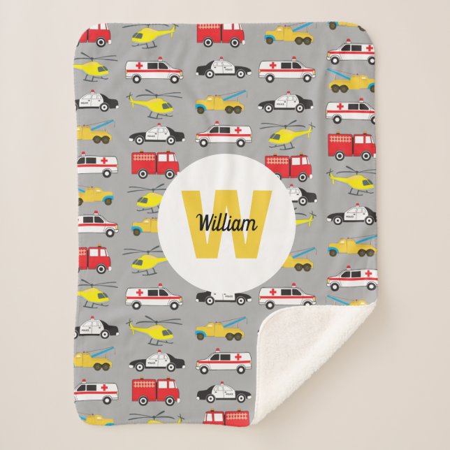 Manta Sherpa Transporte Personalizado De Vehículos De Emergenci (Anverso)