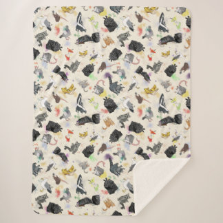 Manta Sherpa Trash Panda y sus amigos