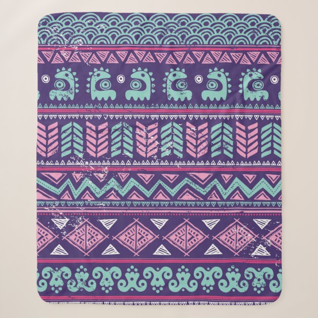 Manta Sherpa Tribal ethnic seamless (Anverso)