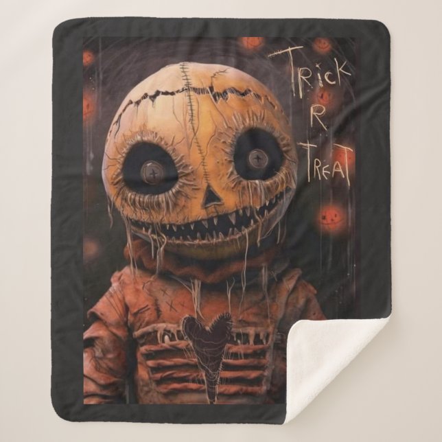 Manta Sherpa Trick r Treat Skeleton – Spooky Halloween Skeleton (Anverso)