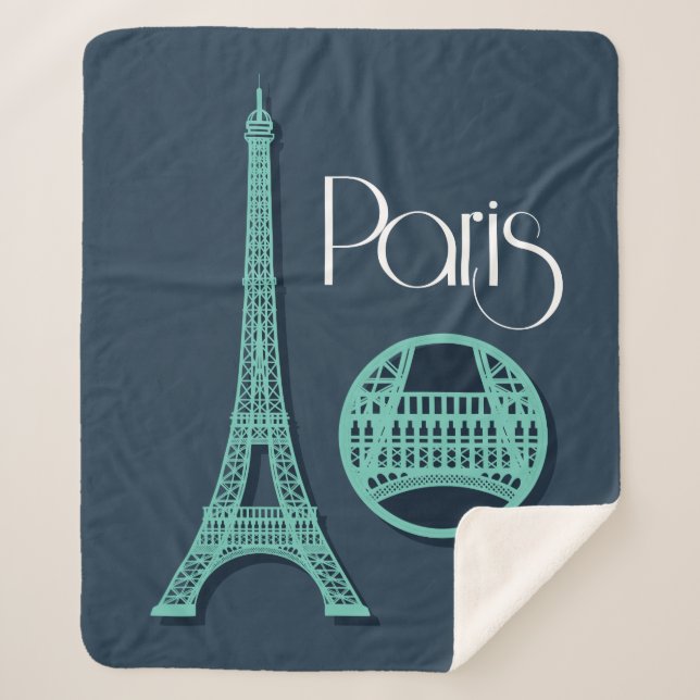 Manta Sherpa Trullo de París (Anverso)